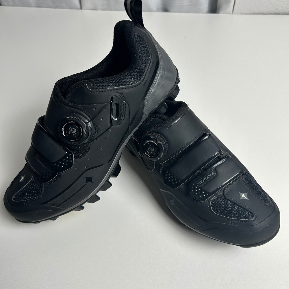 Specialized Motodiva Wmn Mountain Bike Shoes Black Boa SPD Cleats Size 6.5 37